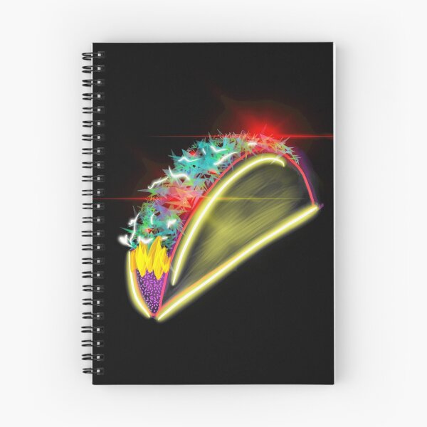 Item preview, Neon Space Taco designed and sold by ColorBombed.