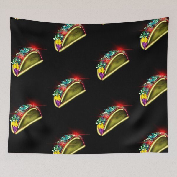 Item preview, Neon Space Taco designed and sold by ColorBombed.