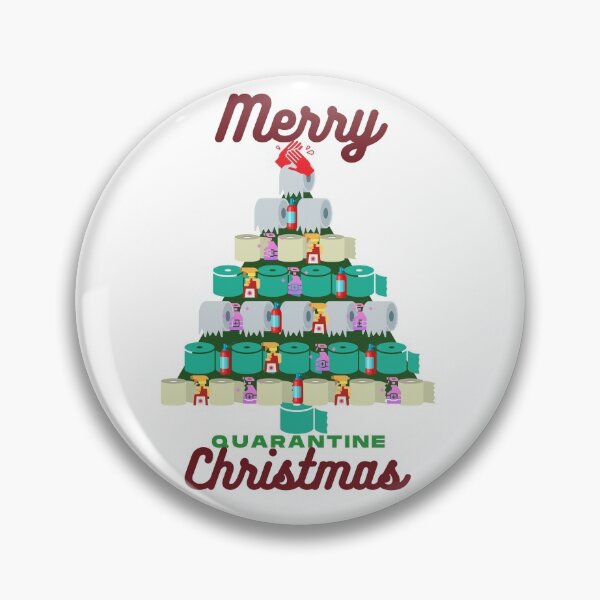 Item preview, Merry Quarantine Christmas, pandemic holiday, quarantine holiday designed and sold by davlinaArt.