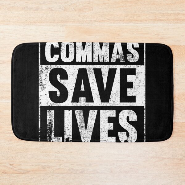 Item preview, Comma Saves Live Author Poets  and Writers Gifts Writing  designed and sold by Rzelemenz.