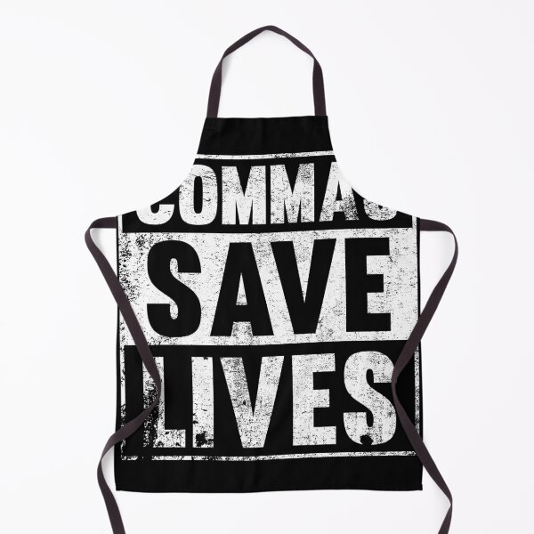 Item preview, Comma Saves Live Author Poets and Writers Gifts Writing designed and sold by Rzelemenz.