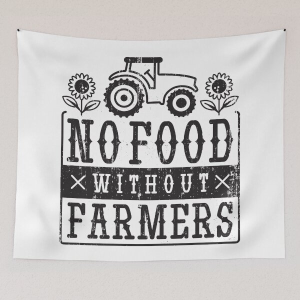 Item preview, No Food Without Farmers designed and sold by infleims.