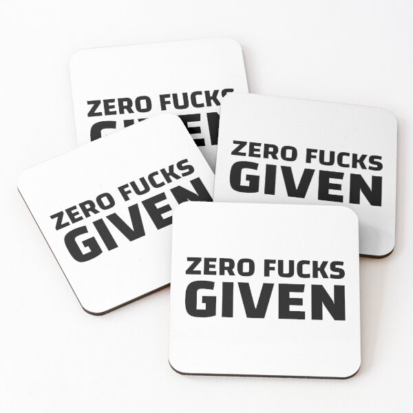 Item preview, Zero Fucks Given Essential Classic Sticker And Shirt Design designed and sold by Glike.