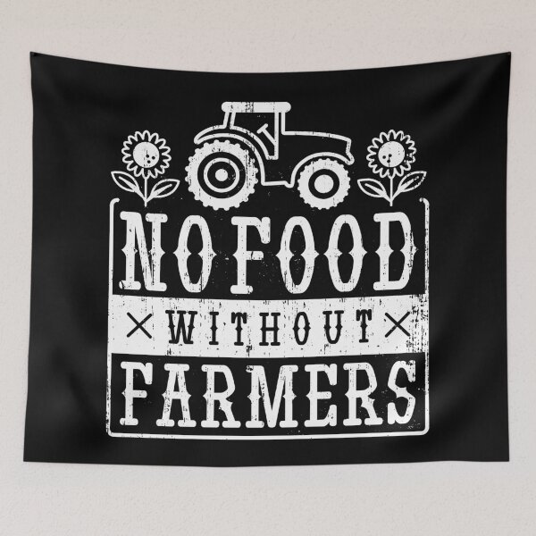 Item preview, No Food Without Farmers designed and sold by infleims.