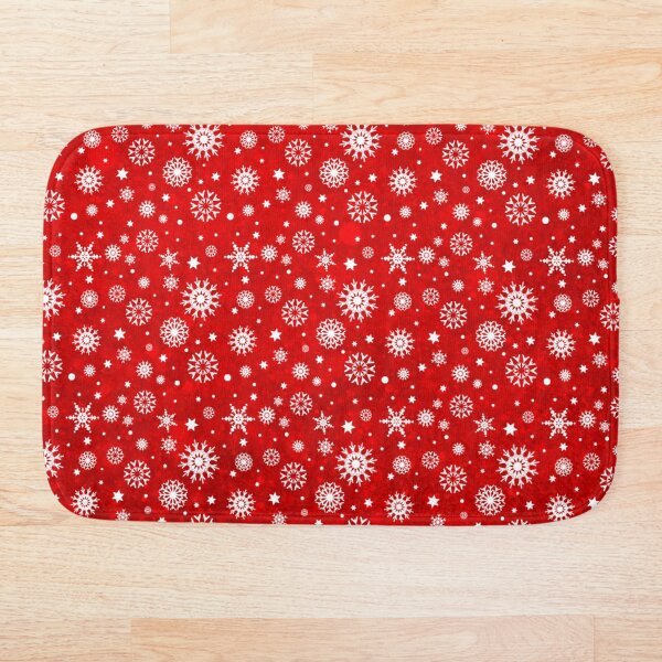 Aperçu de l'œuvre Motif de dégradé de flocon de neige rouge de Noël créée et vendue par ElevenGraphics.