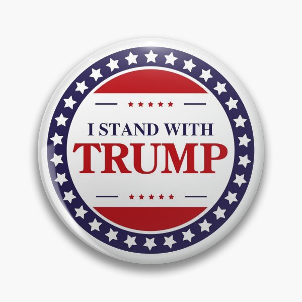 Item preview, I Stand With Trump badge  designed and sold by Freedom Sign.