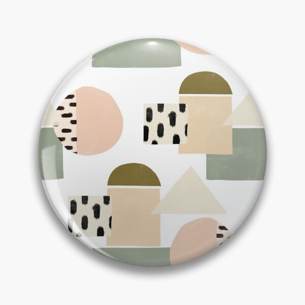 Item preview, Fun Abstract Shape Pattern by Ray Vivienne designed and sold by rayvivienne.