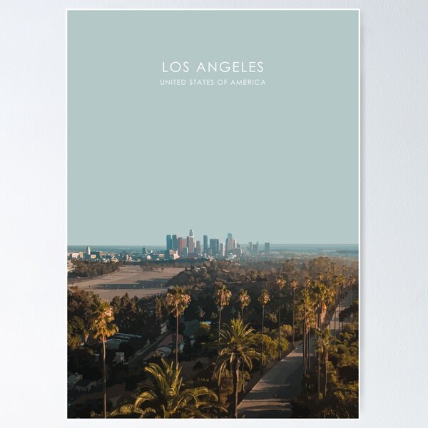 Item preview, Los Angeles Skyline Artwork designed and sold by Alo.