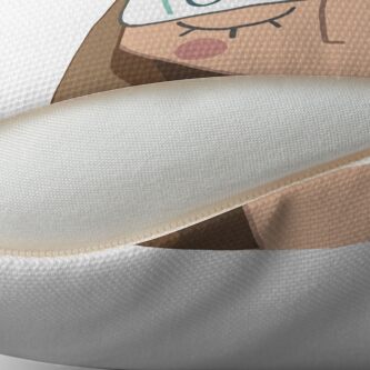Alternate view of Get Out Of Your Head Brunette Floor Pillow