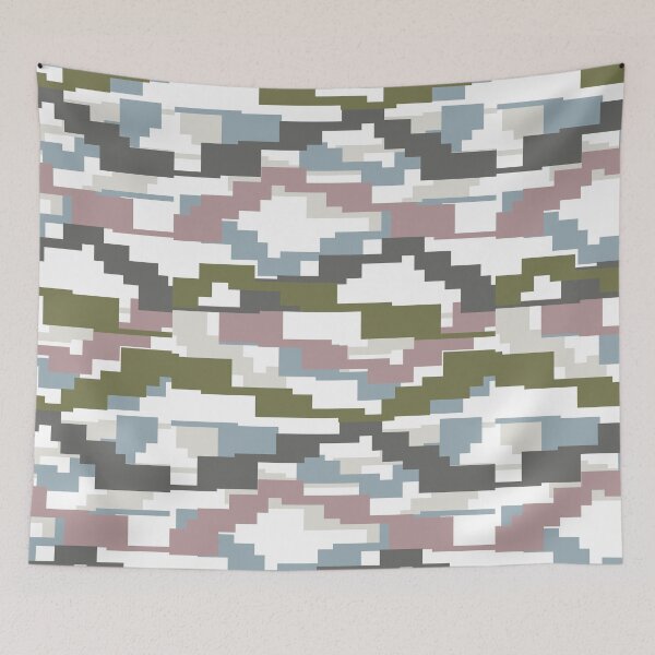 Item preview, Southwestern print - Southwest abstract pixels - muted tone art - modern southwestern designed and sold by thecheekypixel.
