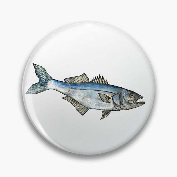 Item preview, Snapper Bluefish Illustration designed and sold by Michelebuttons.