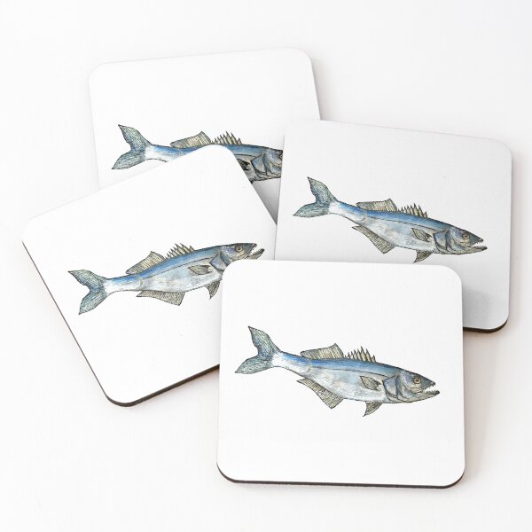 Item preview, Snapper Bluefish Illustration designed and sold by Michelebuttons.