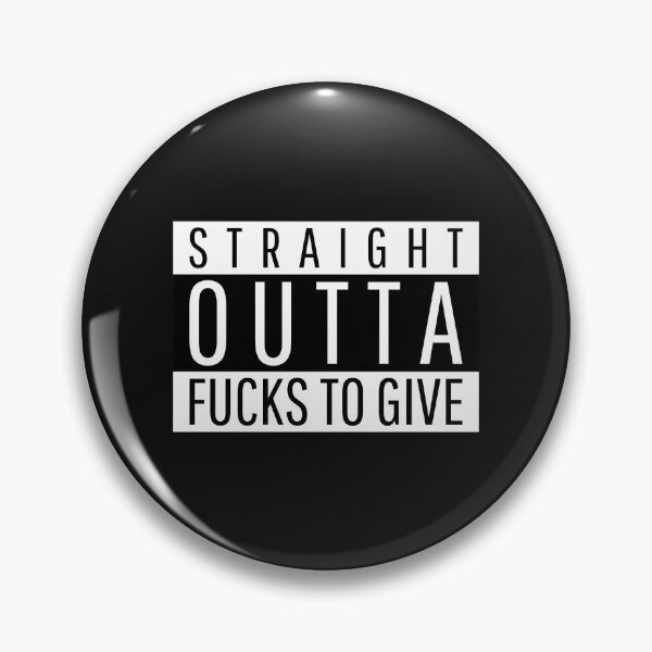 Item preview, Straight Outta Fucks To Give Essential Classic Sticker And Shirt Design designed and sold by Glike.