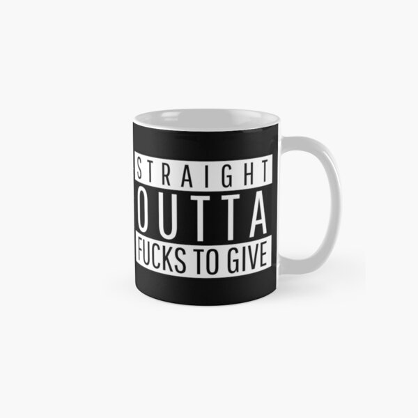 Starbucks No Fucks Given Funny Mug | Starbucks Coffee Gift | Funny Present  for Co Worker, Work Colleague, Gilfriend, Boyfriend | Office Gift