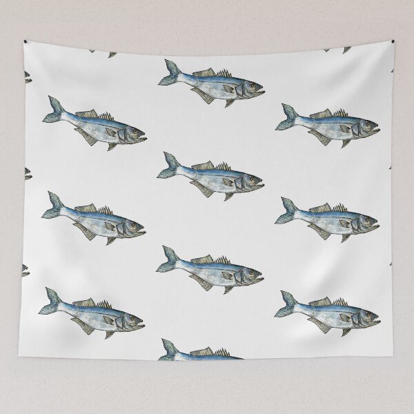Item preview, Snapper Bluefish Illustration designed and sold by Michelebuttons.