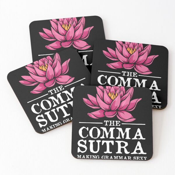 Item preview, Commasutra Funny Author Quote and Writers Gifts Writing  designed and sold by Rzelemenz.
