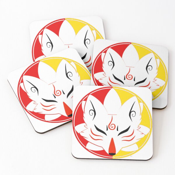 Item preview, Fox Kitsune Masks	Art designed and sold by zeliche mohammed.