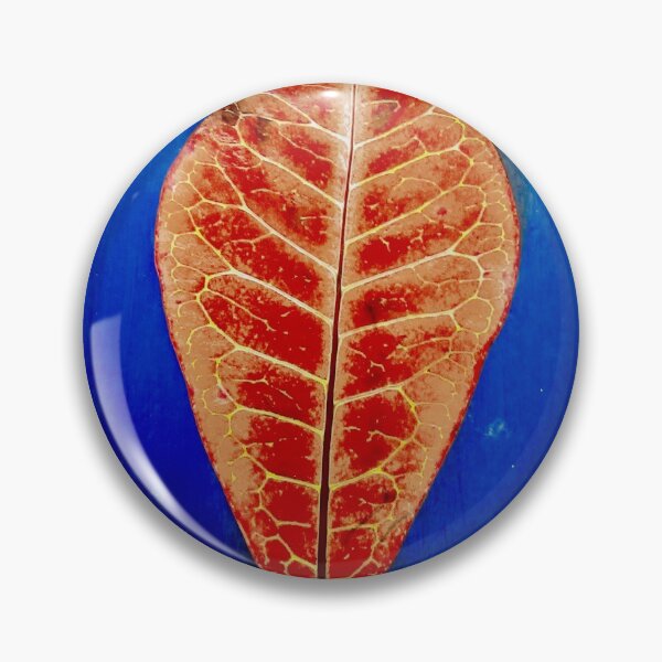 Item preview, Red Leaf on Blue Background designed and sold by Shulie1.