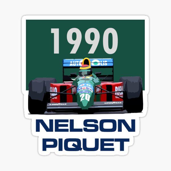 Sticker / Aufkleber Nelson Piquet F1 Weltmeister 1983 Brabham BT52