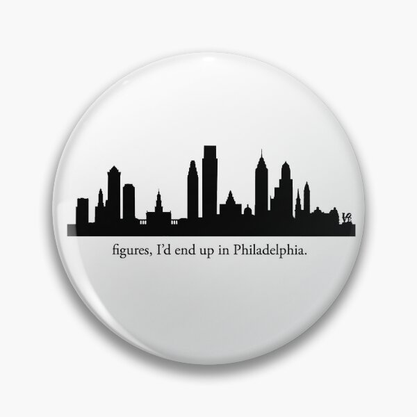 Artikelvorschau, Zahlen, ich würde in Philadelphia landen. entworfen und verkauft von sticker-snakes.
