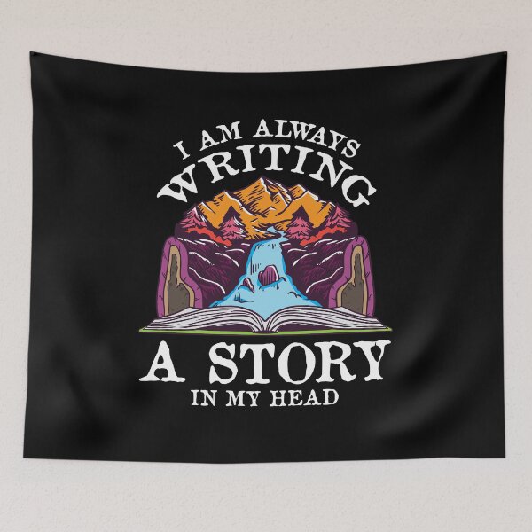 Item preview, Story in my Head  Author Quote and Writers Gifts Writing  designed and sold by Rzelemenz.