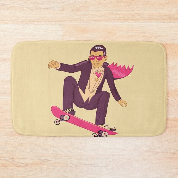Item preview, Skater Dracula with Sunglasses & Skateboard designed and sold by SLAG-Creative.