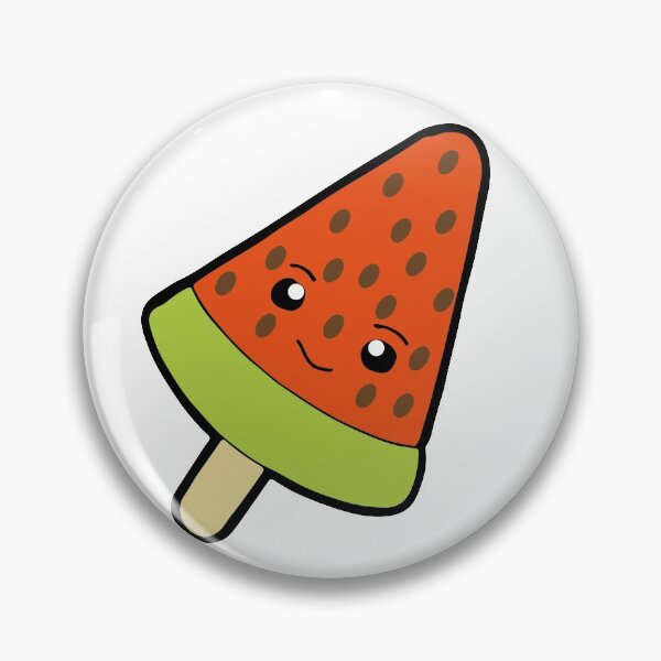 Item preview, kawaii melon popsicle designed and sold by Dreamartic.
