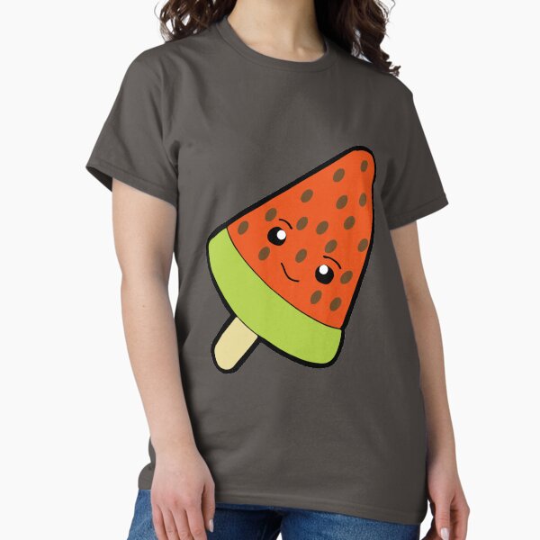 Item preview, kawaii melon popsicle designed and sold by Dreamartic.