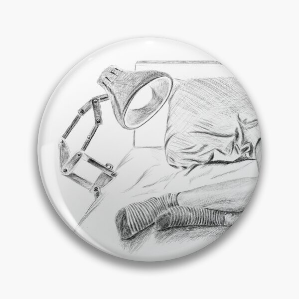 Item preview, Illustration of a girl lying on the bed hugging a pillow designed and sold by iswenyi.
