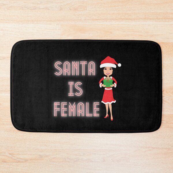 Item preview, Santa Is Female 100% designed and sold by TrendKing.