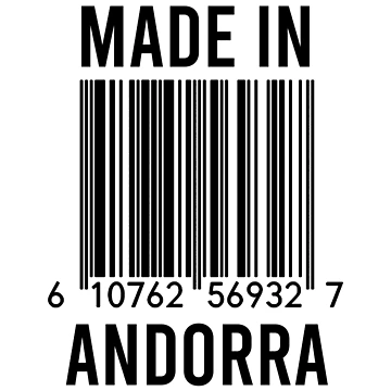 Artwork thumbnail, Made In Andorra by RandomStuffShop