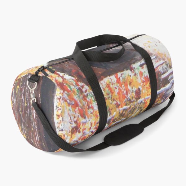 Item preview, Covered Bridge, Colourful Autumn Landscape designed and sold by ArtDesignsByNat.