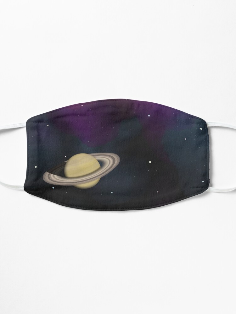 Alternate view of Saturn - Alien Ring Planet and Galaxy Mask