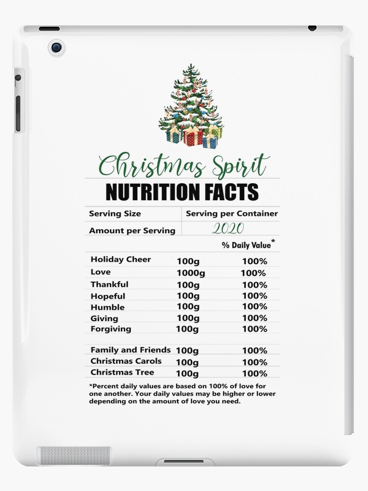 Christmas Nutritional Facts, Spirit of Christmas, Funny Nutrition Label Facts, Christmas 2020 Christmas Nutritional Facts, Spirit of Christmas, Funny Nutrition Label Facts, Christmas 2020