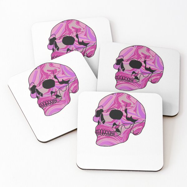 Item preview, Skull in pink colors designed and sold by Duundeed.