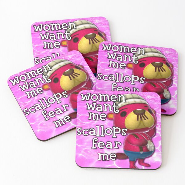 Artikelvorschau, Pascal: Die Frauen wollen ihn, die Jakobsmuscheln fürchten ihn (Wasserhintergrund rosa) entworfen und verkauft von AwkwardBadger.