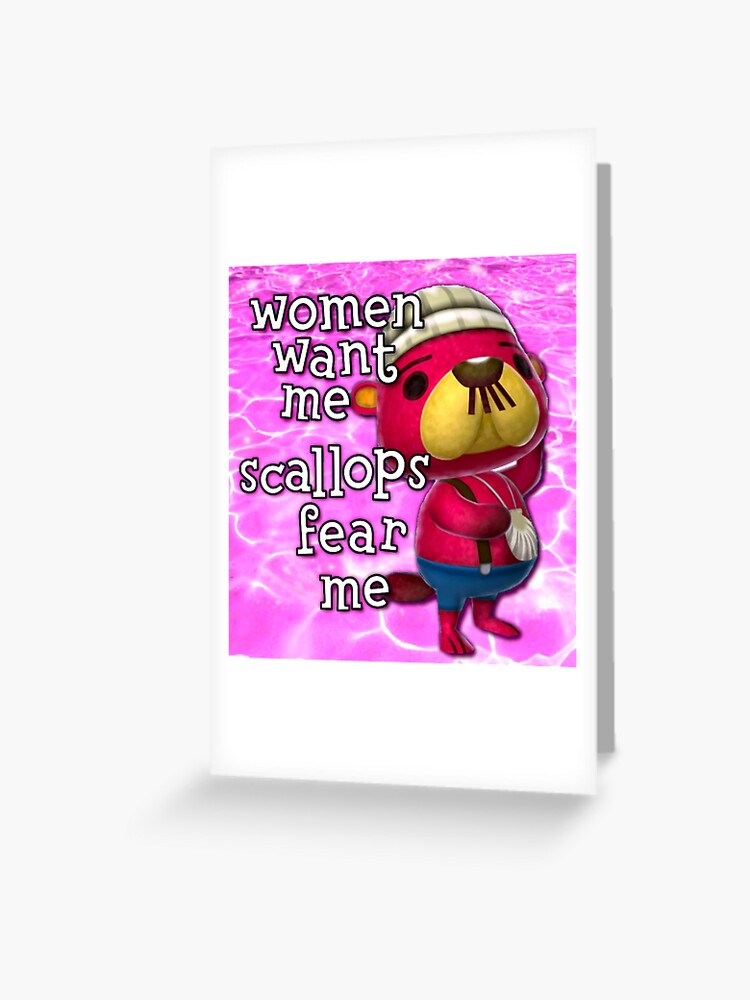 Pascal : Women want him, scallops fear him (water background pink