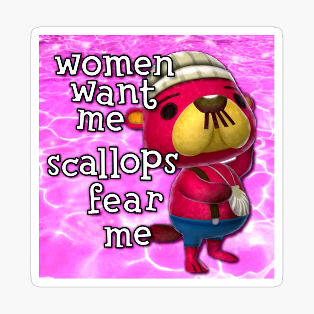 Pascal : Women want him, scallops fear him (water background pink