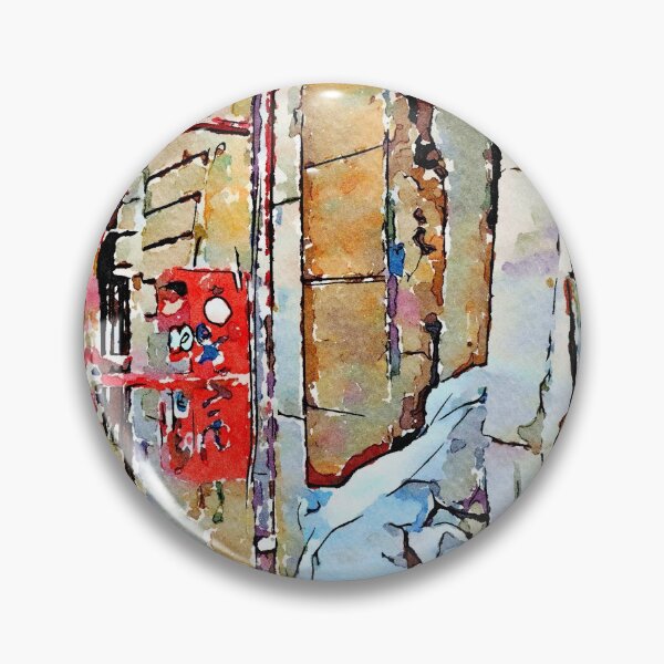 Item preview, L'Aquila: door with scaffoldings rubble and mailbox designed and sold by Giuseppe Cocco.