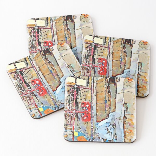 Item preview, L'Aquila: door with scaffoldings rubble and mailbox designed and sold by Giuseppe Cocco.