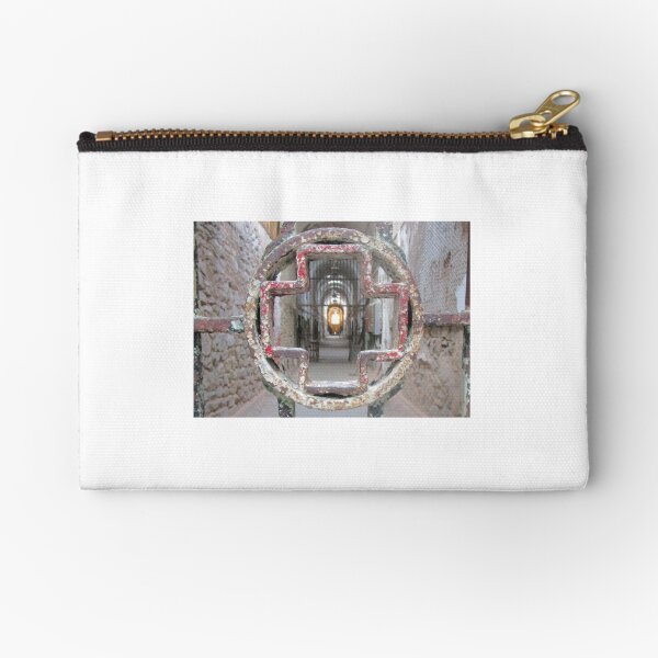 Cell Design at Eastern State Penitentiary Zipper Pouch