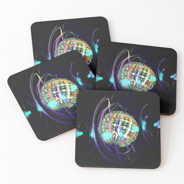 Item preview, A Microcosm's Luminous Pulse Fractal Design designed and sold by Fractal Journeys, etc. .