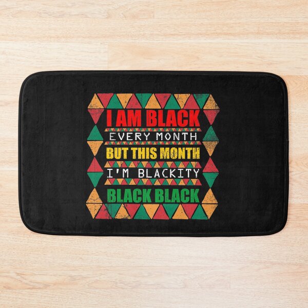 Item preview, i am black every month but this month i'm black black designed and sold by hadlamcom.