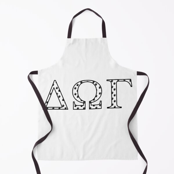 Item preview, DOG - Greek letters - Delta Omega Gamma - Paw Prints designed and sold by 8PawsStudio.