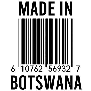 Artwork thumbnail, Made In Botswana by RandomStuffShop