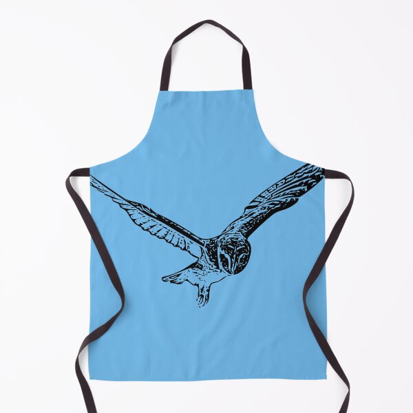 Item preview, Barn Owl Flying Black Print designed and sold by designsasstultd.