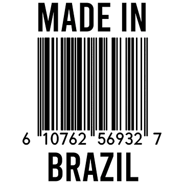 Artwork thumbnail, Made In Brazil by RandomStuffShop