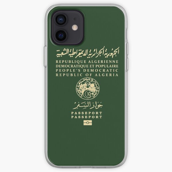 Passeport algérien Coque souple iPhone