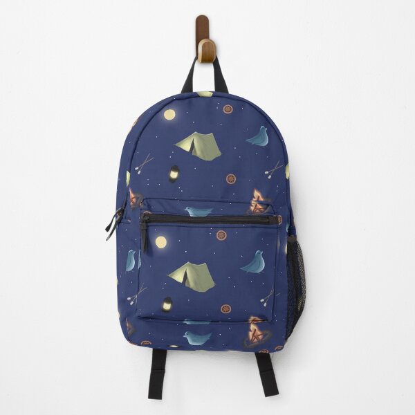 Item preview, camping birds pattern designed and sold by Sara Frane.