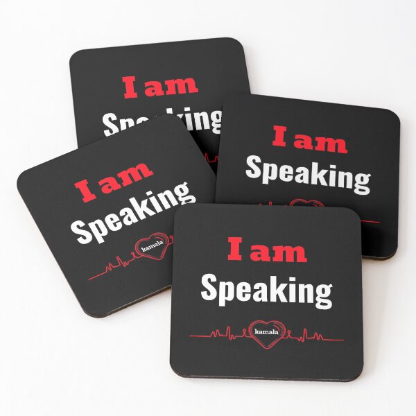 Item preview, madam vice president Kamala Harris | Quote | I am speaking designed and sold by helkav.